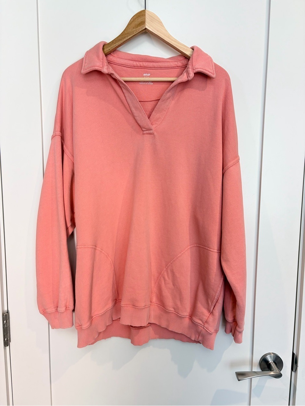 Aerie Oversized Collared Sweatshirt – Women’s Small